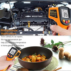 Ketotek Digital Infrared Thermometer Temperature Gun -58°F-1112 °F Handheld Non - Image 7