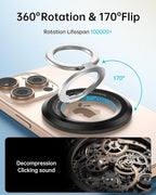 SYNCWIRE for MagSafe Ring Phone Holder, 360° Rotation Magnetic Cell Phone Grip - Image 2