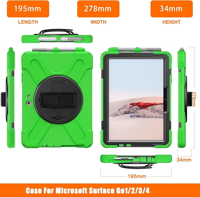ZenRich Rugged Case for Surface Go 4/Surface Go 3/ Surface Go 2, Surface Go - Image 8