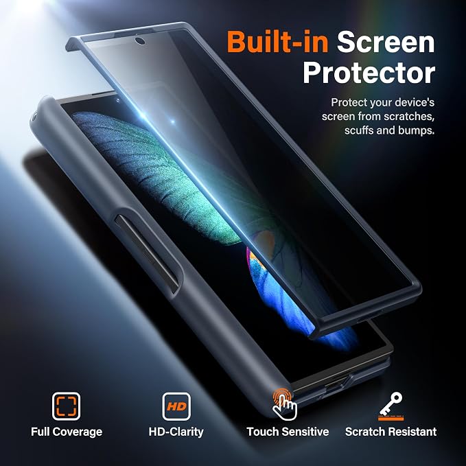 MOBOSI for Z Fold 6 Case with Privacy Screen Protector, Shockproof Phone Cover - Image 9