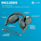 JLab Go Lux ANC Wireless Headphones, Hybrid Active Noise Cancelling, Premium - Image 7