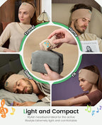 Perytong Sleep Headphones Bluetooth Headband Headphones, Headphone Band - Image 8