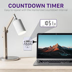 Fosmon 7 Day Digital Timers for Electrical Outlets, Indoor Plug-in Light Timers - Image 2