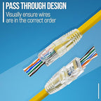 GTZ RJ45 Cat6 Pass Through Connectors and Strain Relief Boots - Image 3