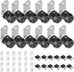 PTEROMY 12 Pack Cabinet Lock by PTEROMY