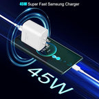 45W USB C Charger for Samsung Charger Fast Charging, Super Fast Android Phone - Image 2