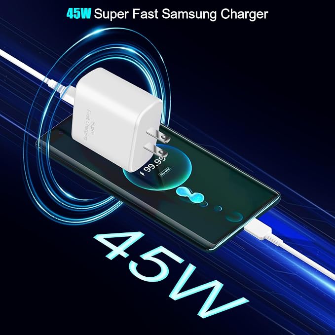 45W USB C Charger for Samsung Charger Fast Charging, Super Fast Android Phone - Image 2