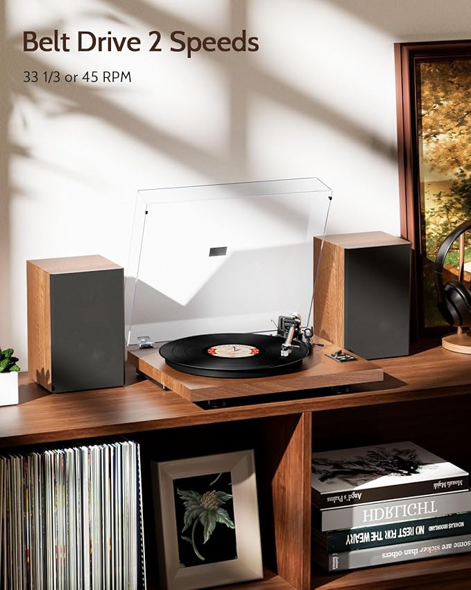 1 by ONE Bluetooth Turntable HiFi System - Image 3