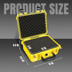 14x 11.5x 6.5 Inch Hard Case, Portable Weather Waterproof Protective Camera Case - Image 2