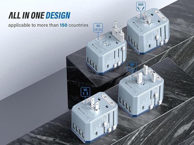 EPICKA European Travel Plug Adapter, Universal Travel Adapter - Image 4