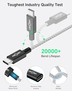 2 Pack Lightning to USB C Adapter, Lightning Female to USB C Male Cable Adapter - Image 8