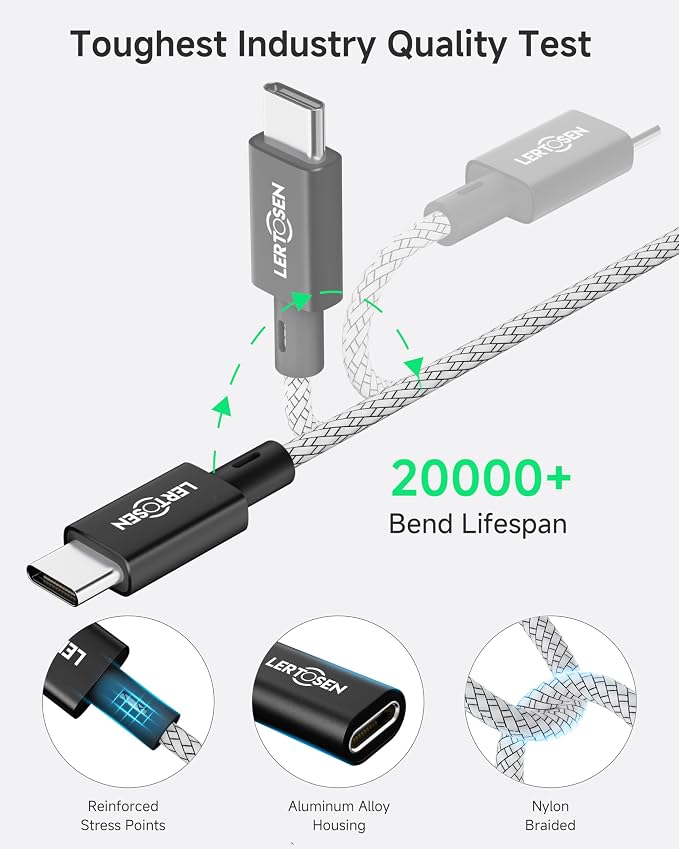 2 Pack Lightning to USB C Adapter, Lightning Female to USB C Male Cable Adapter - Image 8