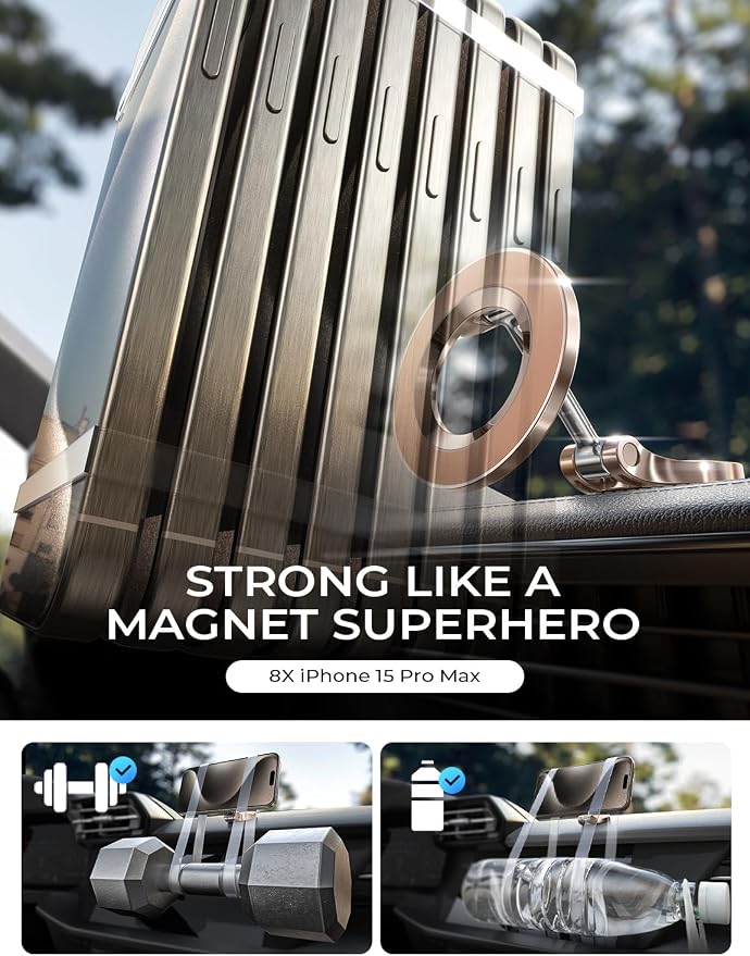 LISEN for Magsafe Car Mount, Ultra Magnetic Dashboard Phone Holder, Car - Image 3