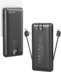 Charmast Portable Charger with Built-in Cables and Wall Plug, 20000mAh 20W USB by Charmast