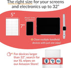 iCloth 70% Isopropyl Alcohol Large Screen and Electronics Wipes, Streak-Free - Image 5