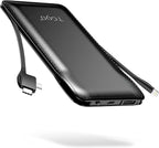 TG90° Portable Charger with Cords 10000mAh Power Bank with Built in Cables by TG90%C2%B0