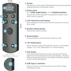 AODELAN for Canon Rechargeable Wireless Shutter Release Camera Remote Control - Image 5