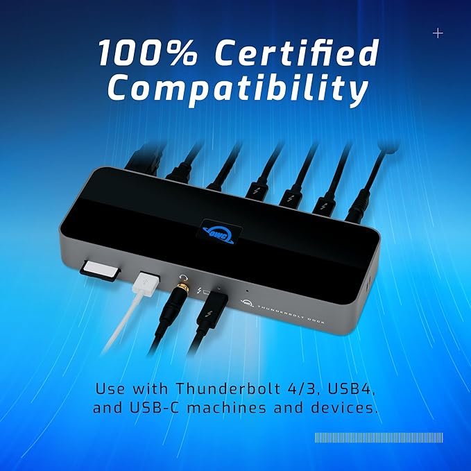 OWC 11-Port Thunderbolt Dock, 96W Charging, Single 8K Display or Dual 5K - Image 4
