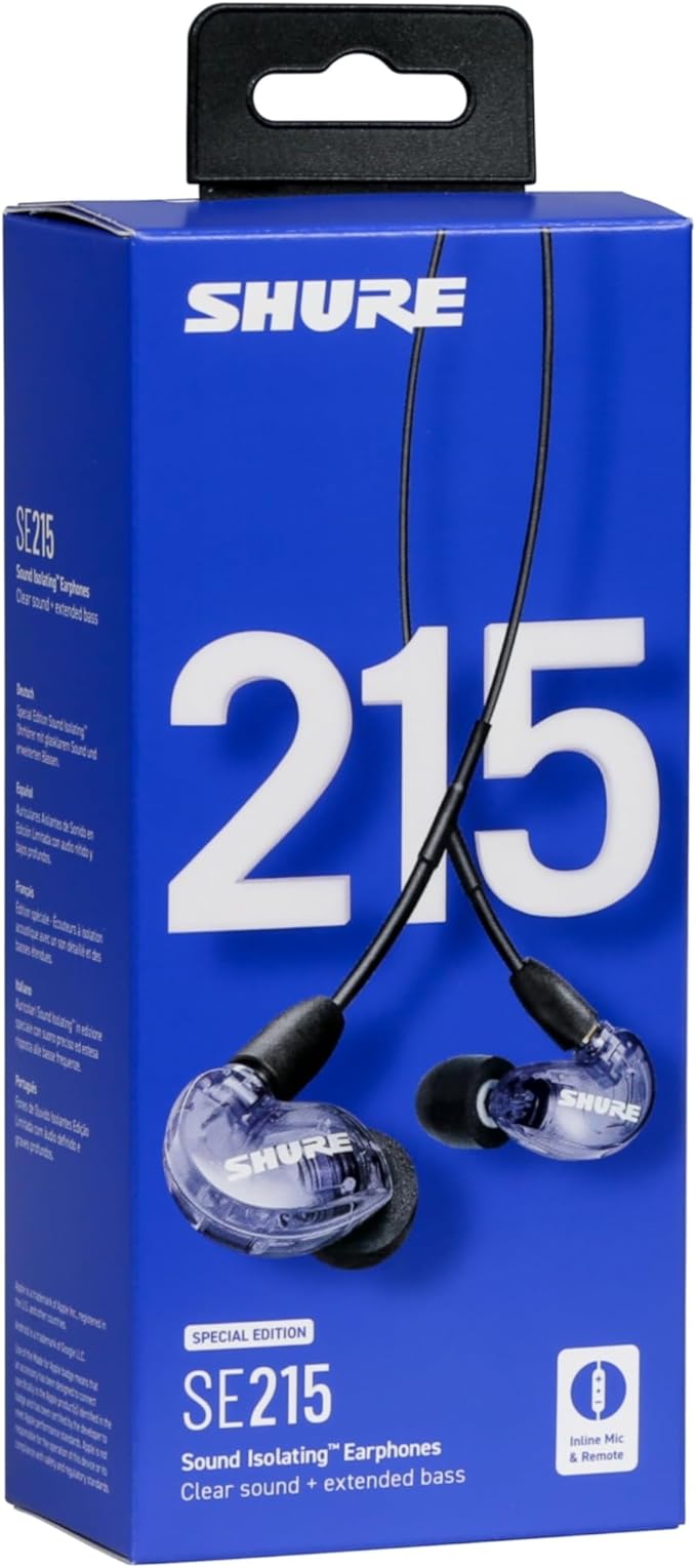 Shure SE215 Special Edition PRO Wired Earbuds, Professional Sound Isolating - Image 8