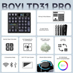 BOYI TD31Pro Mechanical Number Pad, RGB HotSwap Numpad - Image 2