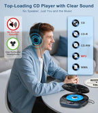 Portable CD Player with Headphones, Rechargeable CD Player - Image 2