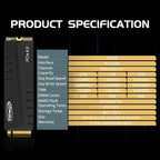 FN970 2TB M.2 2280 PCIe Gen4 x4 NVMe 1.4 Internal Solid State Drive - Image 6