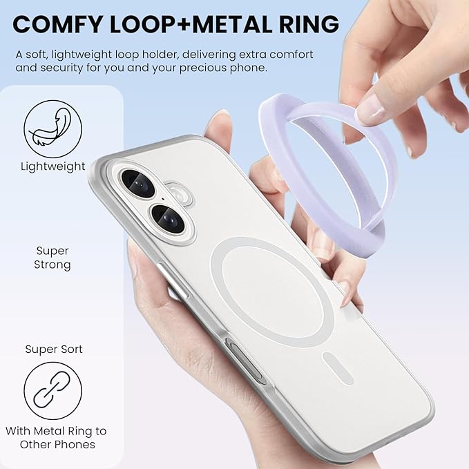 Magnetic Silicone Ring Grip Phone Holder, Loop Grip Phone Holder, Magnetic - Image 5