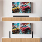 MZEIBO Sound Bar for Smart TV，80W Detachable Bluetooth Soundbar - Image 5