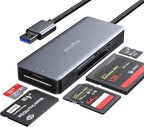 CF Card Reader, USB 3.0 to Compact Flash Memory Card Reader Adapter 5Gbps Read by ZIYUETEK