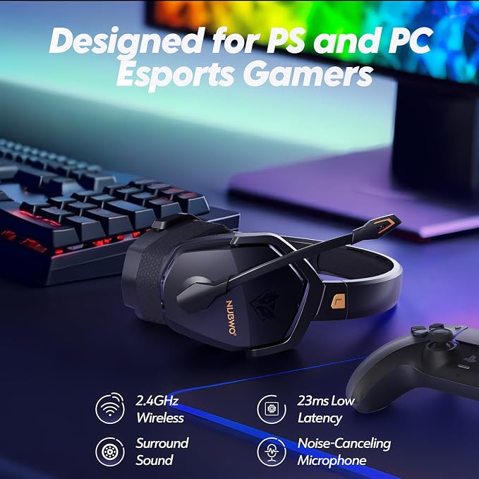 NUBWO G06 Dual Wireless Gaming Headset - Image 2