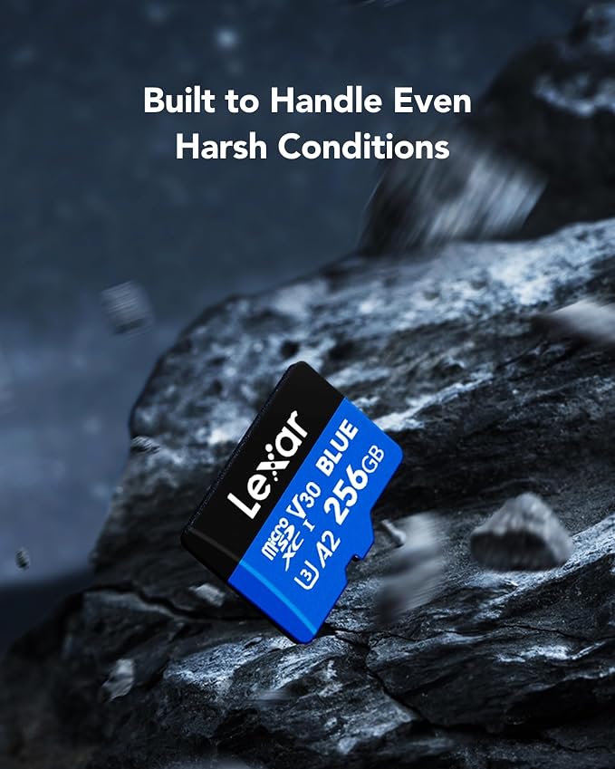 Lexar 256GB 2 Pack Blue Micro SD Card Up to 160MB/s, microSDXC UHS-I Memory Card - Image 7