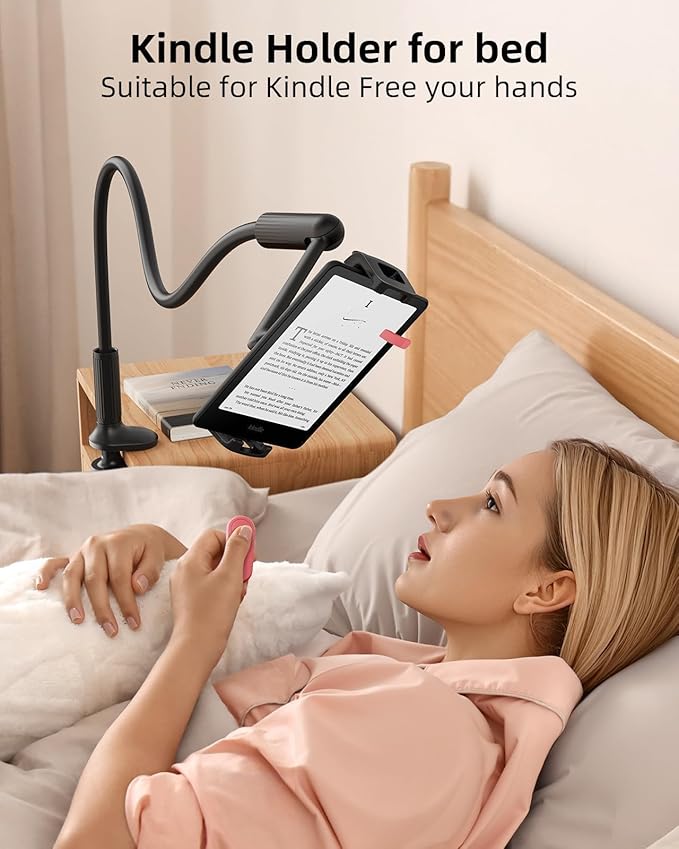 SAIJI 47" Gooseneck Kindle Holder, Tablet Holder - Image 3