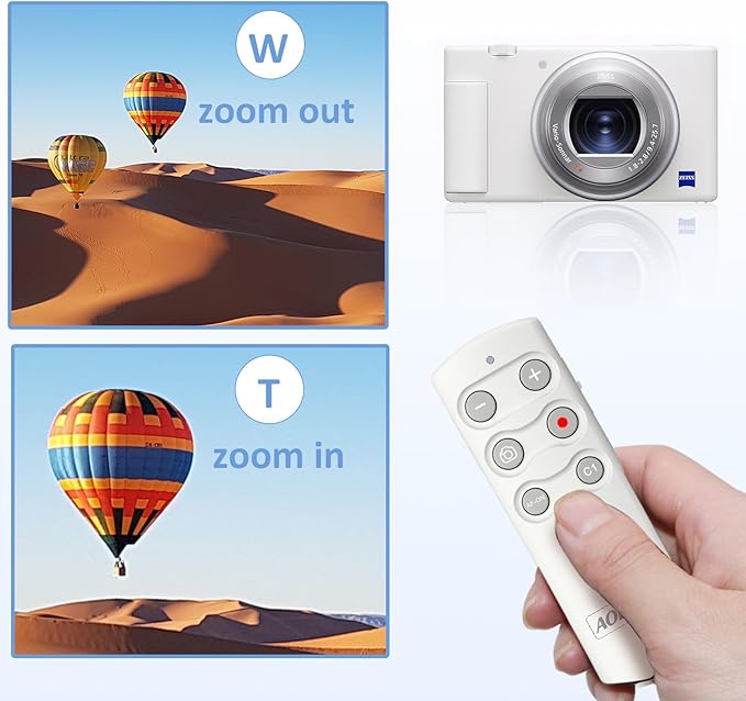AODELAN Wireless Camera Remote Control, Shutter Release Compatible - Image 5