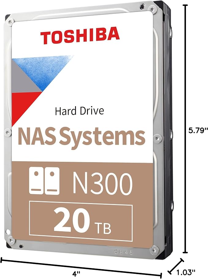 Toshiba N300 20TB NAS 3.5-Inch Internal Hard Drive - Image 7