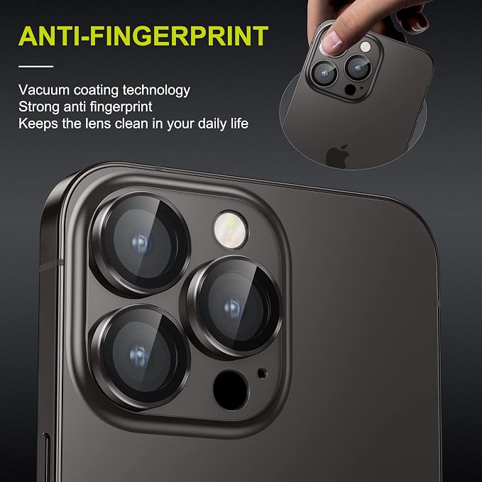 WSKEN for iPhone 14 Pro/iPhone 14 Pro Max Camera Lens Protector, HD Tempered - Image 4