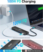 Acer USB C Hub, 7 in 1 USB C to HDMI Dock, 2 USB 3.1 GEN1 and 5Gbps Type-C Data - Image 4