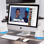 SW102 Computer Speakers, Deep Bass in Small Body, Stereo 2.0 USB Powered 3.5mm - Image 7