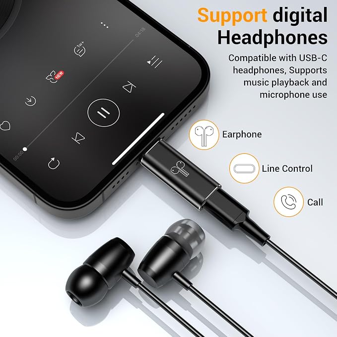 Temdan 2 Pack Lightning to USB C Adapter - Image 5