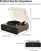 Vinyl Record Player, High Fidelity Belt Drive Turntable - Image 9
