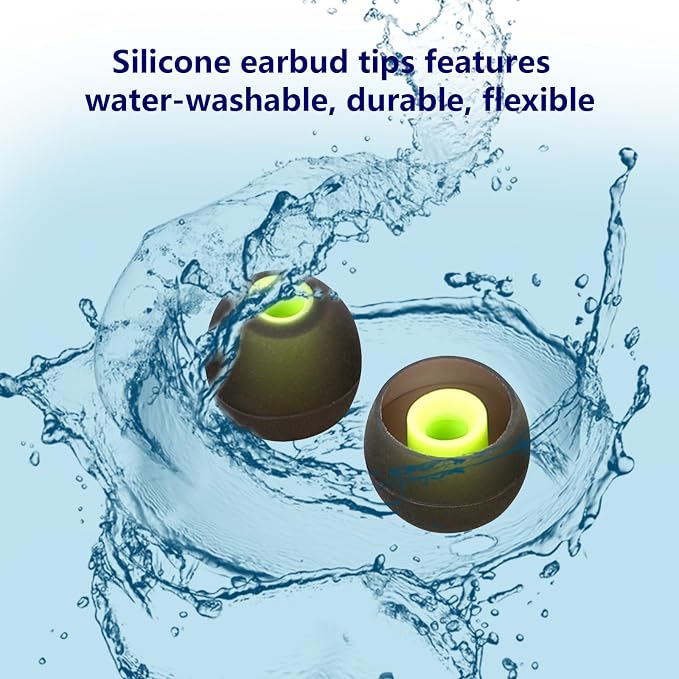 Silicone Replacement Earbud Tips Earbud Covers Fit - Image 5