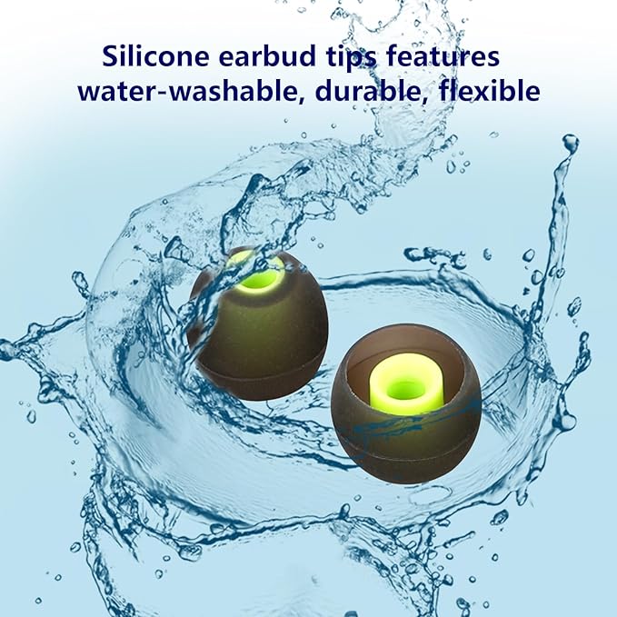 Silicone Replacement Earbud Tips Earbud Covers Ear Tips Fit - Image 5