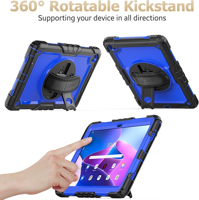 SEYMAC stock Tablet Case for Lenovo Tab M10 Plus 3rd Gen 10.6 inch Drop-Proof - Image 4