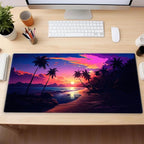 Sunset Beach Gaming Mouse Pad for Desk, Fantasy Ocean Art Desk mat Extended - Image 6