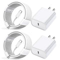 iPhone Fast Charger, 2 Pack PD USB C Wall Charger Block Plug by Articona