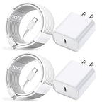 iPhone Fast Charger, 2 Pack PD USB C Wall Charger Block Plug by Articona