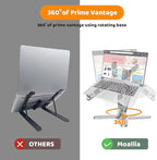 Moallia N86 360 Rotating Laptop Stand, Adjustable Height & Angle, Ergonomic - Image 3