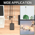 100PCS Cable Clips, Adhesive Wire Clips Strong Cord Clips Wire Holders - Image 5