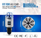 Car Air Purifier 3in1 Premium Stainless Steel Air Filter Ionizer w/Dual USB - Image 3