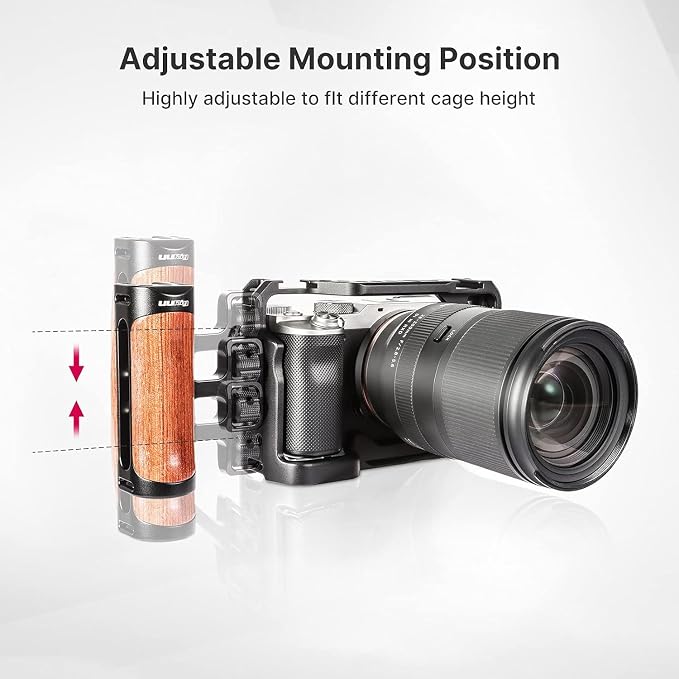 R075 Wooden Handle Grip Left Right Compatible - Image 3