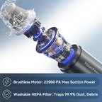Car Vacuum Portable Cordless, Mini Handheld Vacuum Cleaner - Image 7